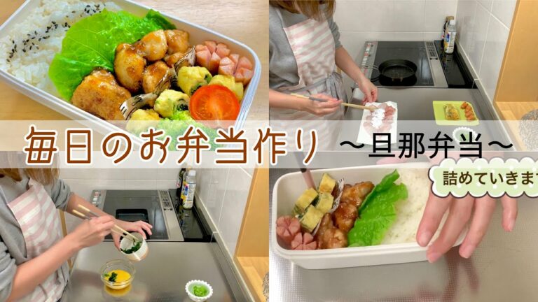 【お弁当】主婦4年生の私のお弁当記録|旦那弁当