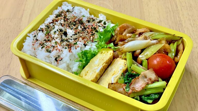 【旦那弁当】お弁当作り【簡単な食材を使って】