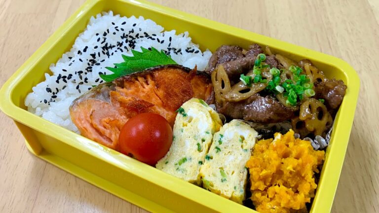 【旦那弁当】お弁当作ります【簡単な食材を使って】