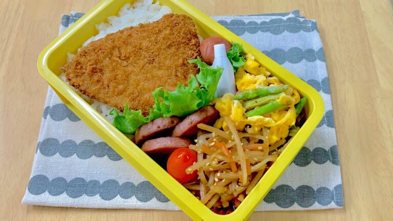 【旦那弁当】お弁当作ります【簡単な食材を使って】