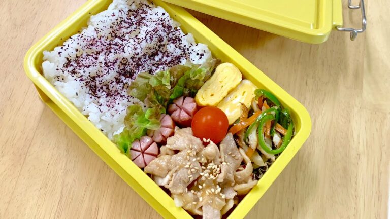 【旦那弁当】お弁当作ります【新しいフライパンで】