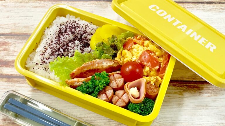 【旦那弁当】お弁当作ります【簡単な食材を使って】