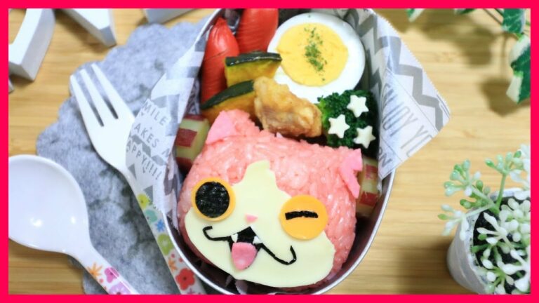 ジバニャン の お弁当 / 妖怪ウォッチ【 キャラ弁 】How to make Japanese Cute Bento of Jibanyan / Yo-kai Watch!