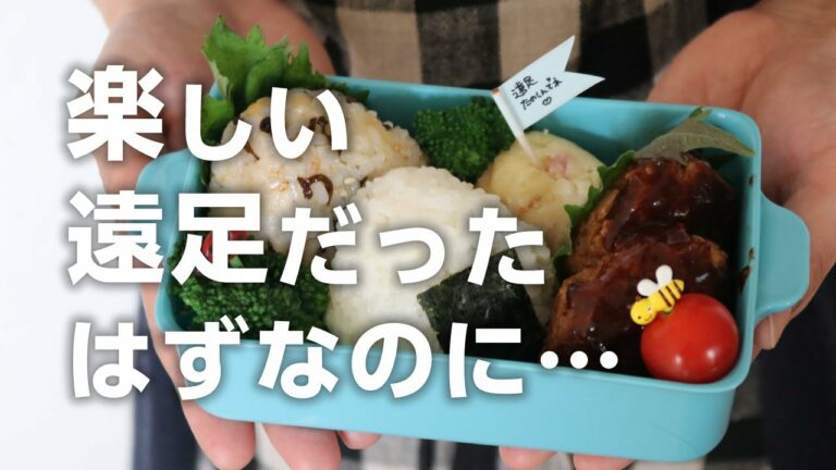【お弁当作り】かあちゃん息子のために頑張る遠足弁当bento#686