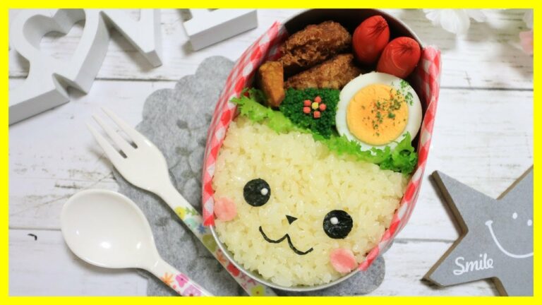 簡単!ピカチュウ 弁当 【 キャラ弁 / ポケモン 】How to make Japanese Bento of Pikachu / 피카츄 포켓몬