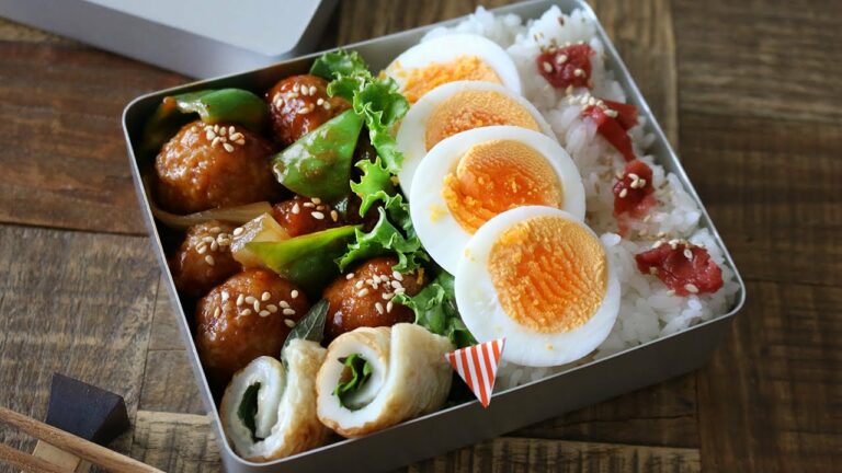 【bento】たった3品の肉団子の甘酢あん弁当#604