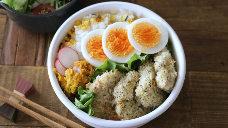 【お弁当作り】トースターで簡単な鶏のマヨパン粉香草焼き弁当bento#586