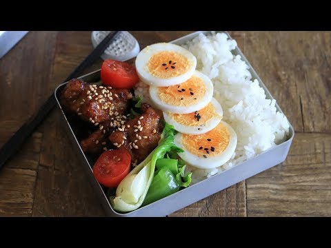 【お弁当作り】たった3品の簡単やみつきチキン弁当bento#535
