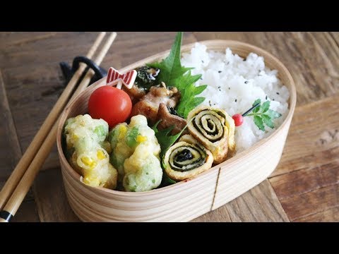 【お弁当作り】3品の簡単おすすめレシピのお弁当obent#506