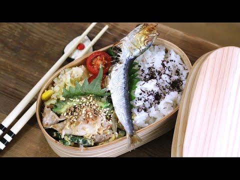 【お弁当作り】たった3品の簡単おかずbento【japanese food】#503