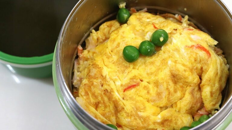 【節約弁当】かんたん天津飯弁当の作り方 obento【旦那弁当】#474