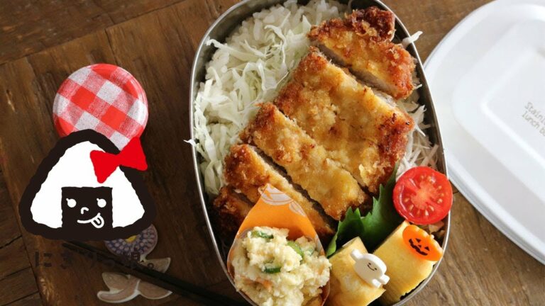 【お弁当作り】簡単おかずと新潟発祥のタレカツ丼弁当 obento【旦那弁当】#431