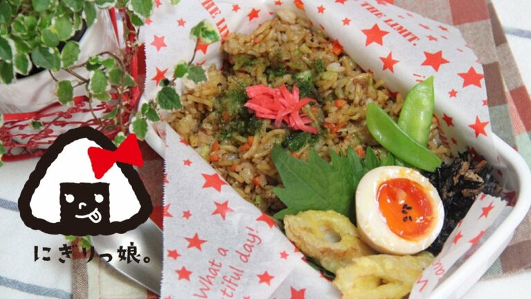 【お弁当作り】簡単おかずとそばめし弁当obento【LunchBox】#337