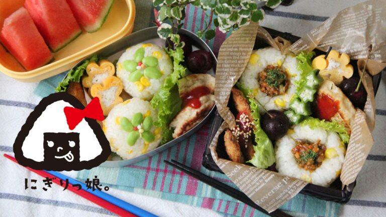 【子供弁当】簡単おかずのお花卵焼き弁当obento【お弁当作り】#262