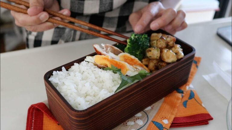 【お弁当作り】マジで激ウマ!長芋と鶏むね肉ののりバター醤油炒め弁当bento#759