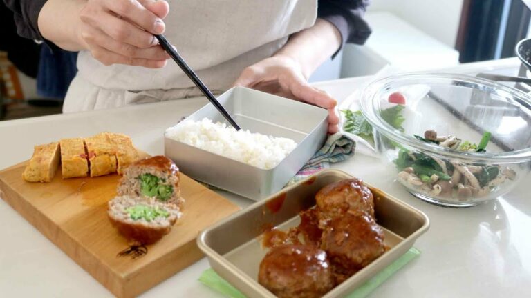 【お弁当作り】テンション上がるおかず!ブロッコリーミートボール弁当bento#779
