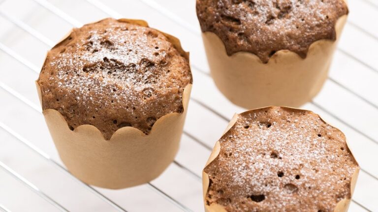 ホットケーキミックスで！しっとり濃厚チョコマフィン【混ぜてレンジに入れるだけ】