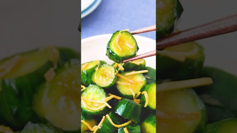 【箸が止められない止まらない】きゅうりのポリポリ漬けの作り方 #shorts 【箸が止められない止まらない】きゅうりのポリポリ漬けの作り方 #shorts