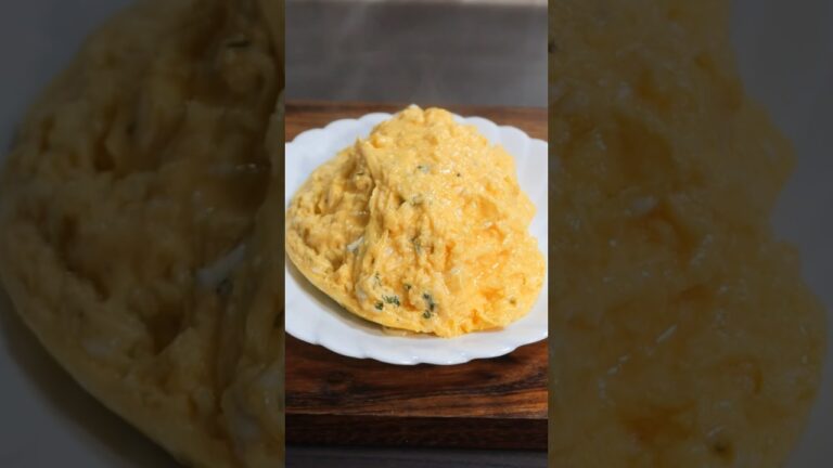 オムそうめんの作り方／egg omelet #shorts 【kattyanneru】