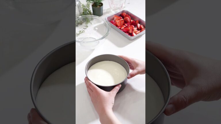 【映えスイーツ🍓】いちごのゼリームース #shorts