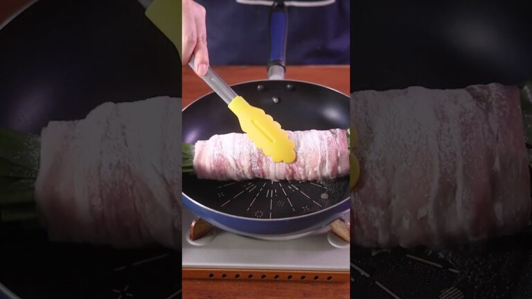 【韓国風だれでやみつき！】にら肉ロールの作り方 #shorts