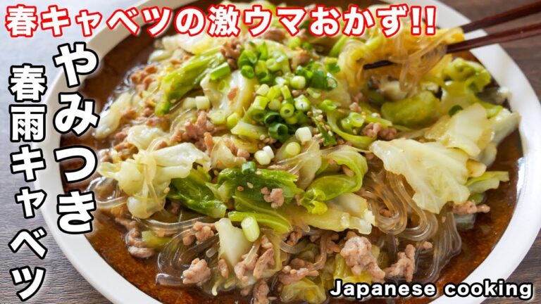 【１人前１００円で作れる！】旬の春キャベツ、これ作っときゃ間違いない／やみつき春雨キャベツの作り方【kattyanneru】