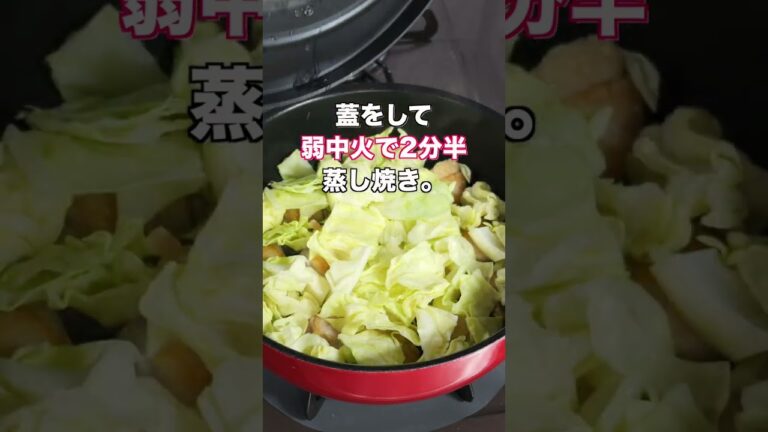 【ただ炒めるだけで旨すぎる!】ご飯がすすむ最強おかず/やみつき鶏塩キャベツの作り方 #shorts 【kattyanneru】 【ただ炒めるだけで旨すぎる!】ご飯がすすむ最強おかず/やみつき鶏塩キャベツの作り方 #shorts 【kattyanneru】