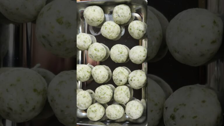 【長芋だけで旨すぎる！】やみつきカリっモチっ食感／のり塩長芋ボールの作り方 #shorts 【kattyanneru】