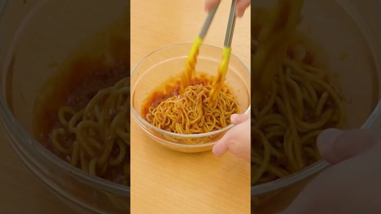 【とろ〜り】溶岩風パスタの作り方 #Shorts