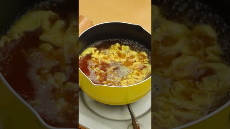 【ふわとろ】かきたま蕎麦【冷蔵庫にある材料で】#shorts 【ふわとろ】かきたま蕎麦【冷蔵庫にある材料で】#shorts