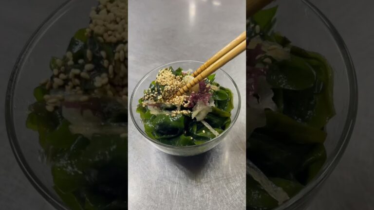 女将の火を使わないレシピ海藻ナムル Seaweed Namul #shorts