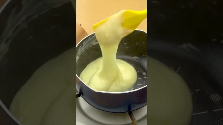 【片栗粉でもっちり！】やわらか豆乳もち #shorts