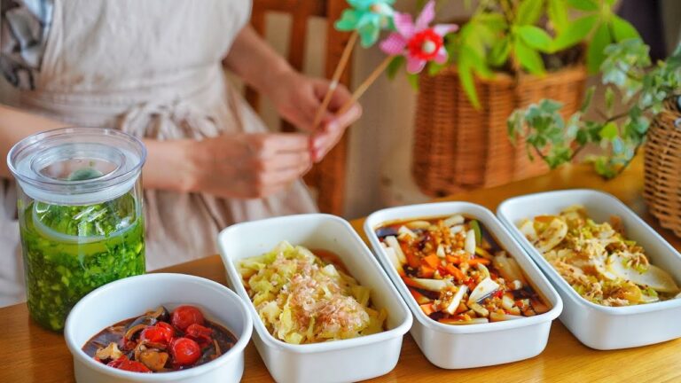野菜がメインの「作り置き副菜」５品を作って食べる【管理栄養士のレシピ】