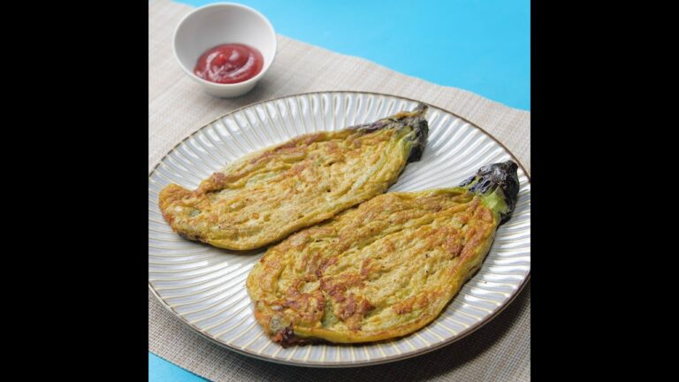 【簡単すぎ】ナスにはアレをつけて焼けば美味いんじゃ！ / Filipino-style Eggplant Omelette Tortang Talong #Shorts