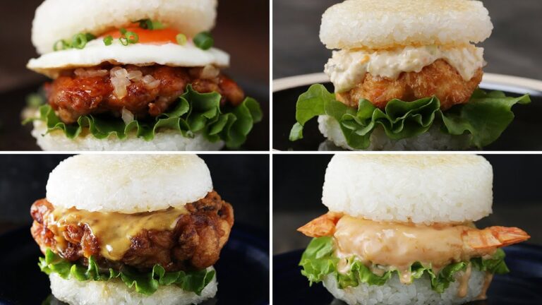 大きな口でがぶりっ！ライスバーガー4選