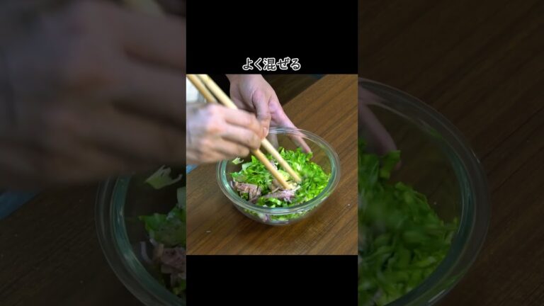 独身おっさんの朝飯】今が最高にウマい春キャベツは絶対にトーストで食え。【春キャベツトースト】#shorts