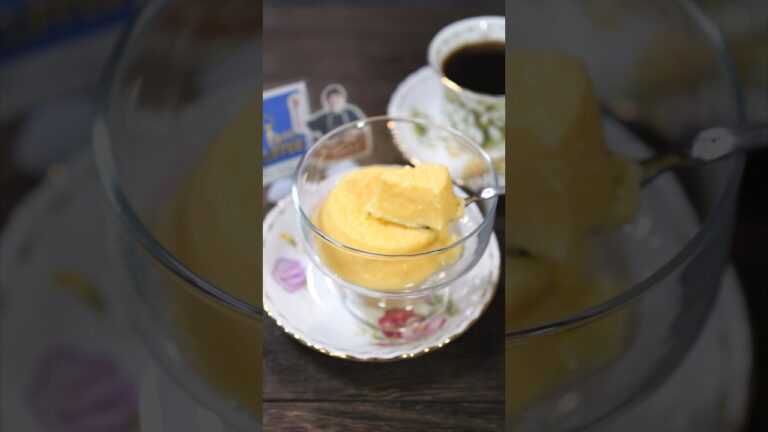 【材料3つ!炊飯器で超簡単】喫茶店風「固めプリン」の作り方 #shorts 【材料3つ!炊飯器で超簡単】喫茶店風「固めプリン」の作り方 #shorts