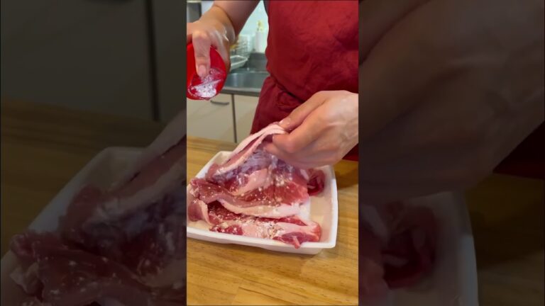 ＼疲労回復・夏バテ予防／食べ応え満点！豚丼 レシピはコメント欄に記載 #shorts