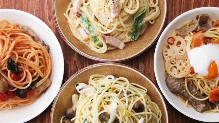 旬の食材でパパッとできる!4種の和風パスタの作り方 旬の食材でパパッとできる!4種の和風パスタの作り方