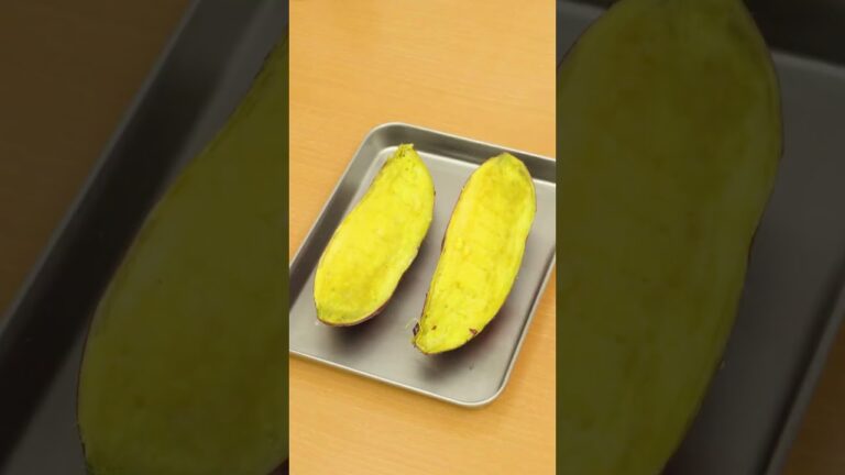 【パリパリ甘い♡】さつまいもブリュレの作り方 #Shorts