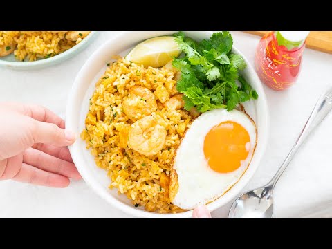 エスニック風♪簡単えびチャーハンのレシピ・作り方 #Shorts エスニック風♪簡単えびチャーハンのレシピ・作り方 #Shorts