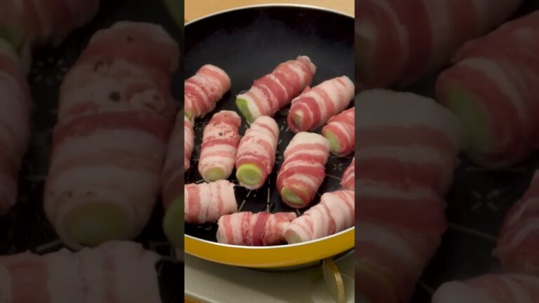 【ネギまみれ!】肉巻きねぎ塩カルビの作り方 #Shorts 【ネギまみれ!】肉巻きねぎ塩カルビの作り方 #Shorts