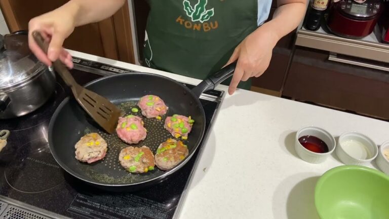 昆布と枝豆コーンのつくね
