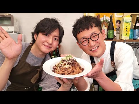 ロバート馬場さんとワインがぶ飲みしながらヤバいくらいウマいパスタ作りました