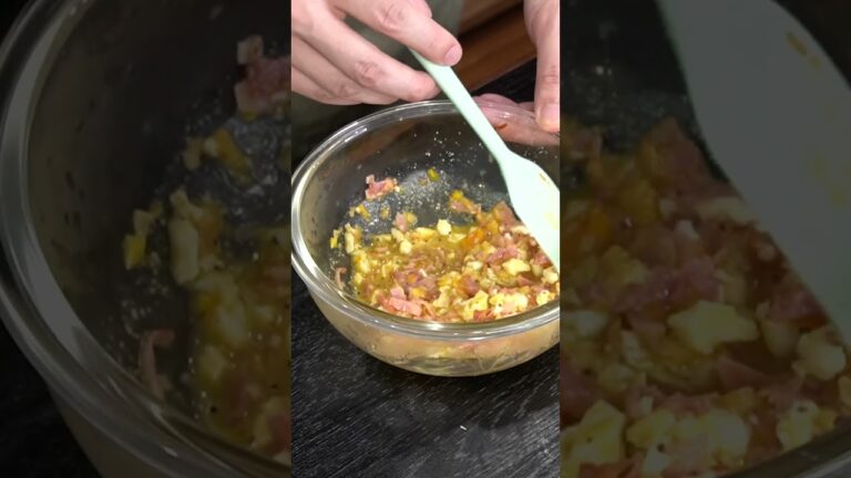 ガチでそうめんより食べたくなる濃厚冷製パスタ【冷やしカルボナーラ】 #shorts