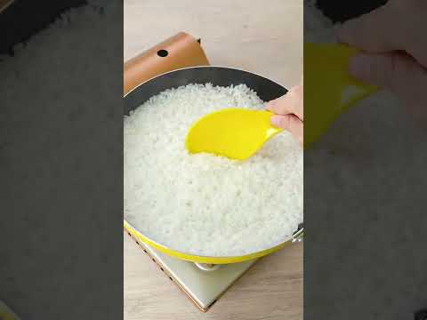 【フライパンで】ごはんの炊き方 【非常時に役立つ】#Shorts