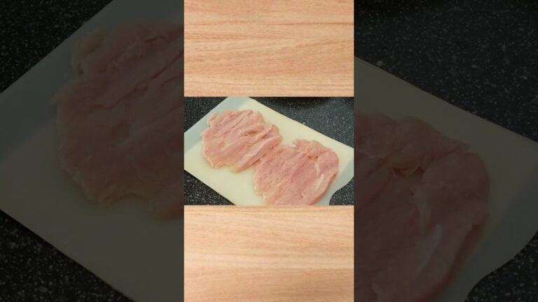 ヘルシーでしかないダイエットおかず。（鶏胸肉のわかめロール）#shorts