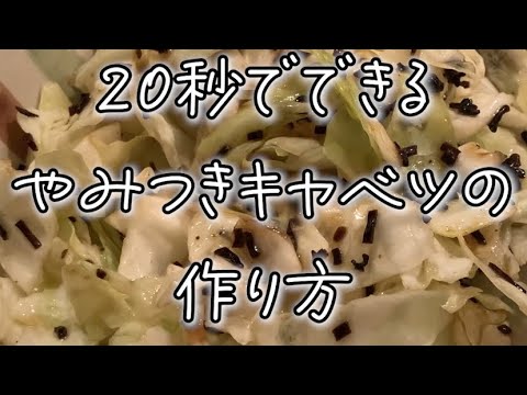 【20秒で分かる】やみつきキャベツの作り方。
