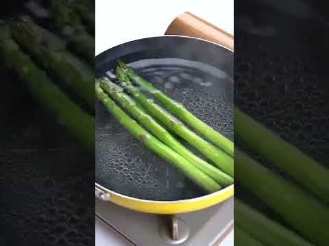 【フライパンで簡単】アスパラガスの茹で方 #Shorts