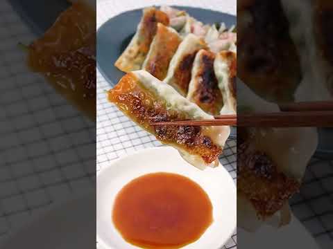 【包まず簡単】折りたたみ餃子 #Shorts